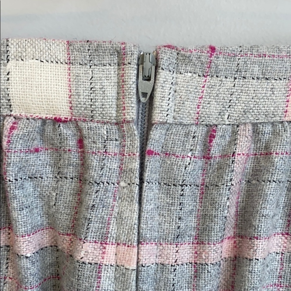 Vintage plaid midi skirt with pockets - Picture 4 of 7
